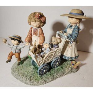 Special Friends Sheri Buck Baldwin "Spring Walk"  w/box Duck Teddy Bunny Stroll